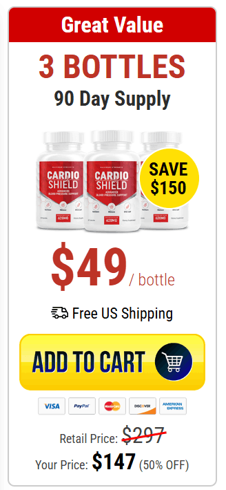 Order Cardio Shield 3 bottles