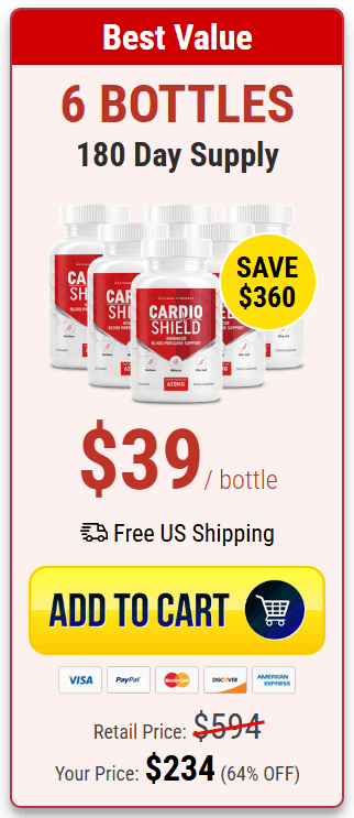 Order Cardio Shield 6 bottles